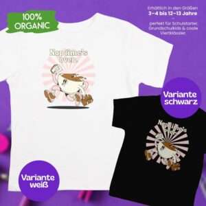 Bio-T-Shirt für Kinder (3-13 Jahre) - "Nap time's over."