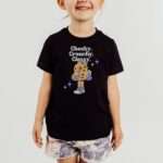 Bio T-Shirt Einschulung – Cheeky Crunchy Classy Motiv – Farben Weiß und Schwarz3