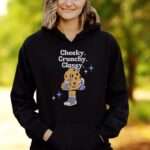 Kinder Hoodie Einschulung – Cheeky Crunchy Classy Motiv – Farben Weiß und Schwarz 3
