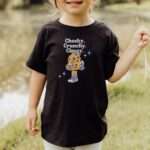 Bio T-Shirt Einschulung – Cheeky Crunchy Classy Motiv – Farben Weiß und Schwarz2