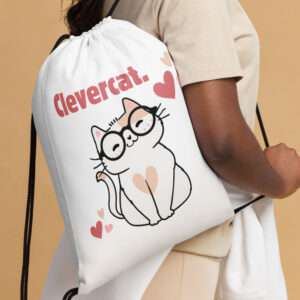 CleverCat Stoffbeutel aus Bio-Baumwolle – AbbyHooves Design