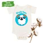 Bio-Babystrampler mit Schaf-Motiv „Wooly Cute“ in Weiß, Natural oder Schwarz – 100 % Baumwolle5