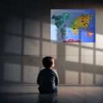 Kinderposter „Meine erste Weltkarte“ mit Tieren & Kontinenten – liebevoll illustriertes Lernposter in verschiedenen Größen für das Kinderzimmer8