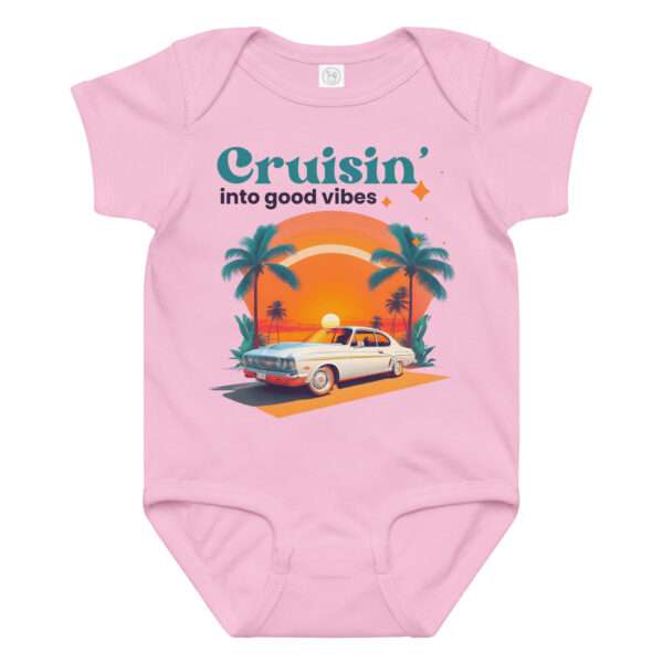 Babybody aus Baumwoll-Jersey 12–24 Monate „Cruisin’ into good vibes“ – Bild 4