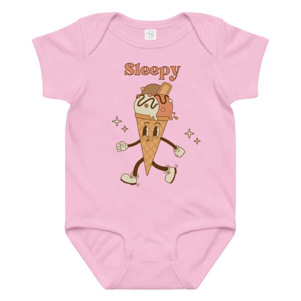 Babybody aus Baumwoll-Jersey 12–24 Monate „Sleepy“ – Bild 4