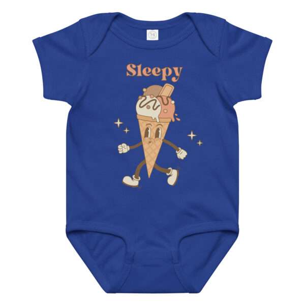 Babybody aus Baumwoll-Jersey 12–24 Monate „Sleepy“ – Bild 3