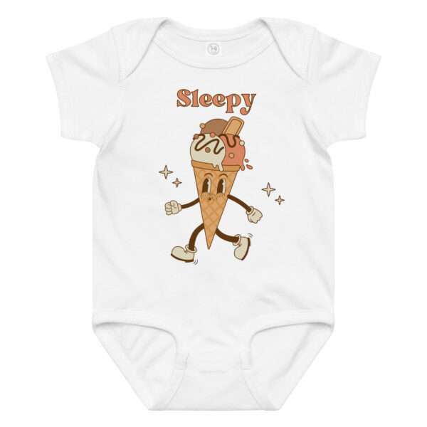 Babybody aus Baumwoll-Jersey 12–24 Monate „Sleepy“ – Bild 5