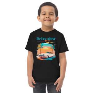 Drive slow – feel free – T-Shirt für Kleinkinder