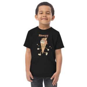 Kinder-T-Shirt 2–6 Jahre „Sleepy “ – Müde? Ja. Süß? Immer.