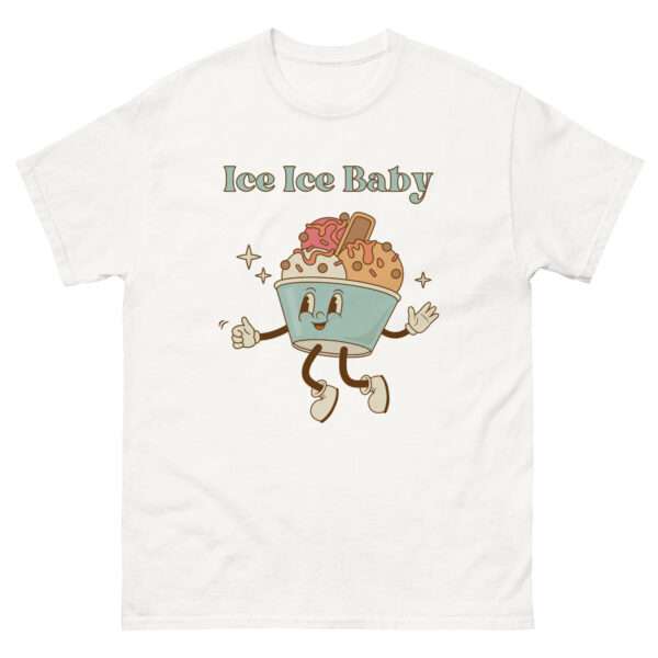 Unisex-Damen-T-Shirt „Ice Ice Baby“ – Cool bleiben mit Style (XS–3XL) – Bild 3