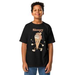 Jugend-T-Shirt XS–XL „Sleepy“ – Müde? Na und. Hauptsache süß.